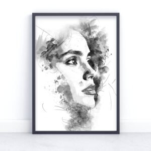 Custom fine art portrait for loved one – a heartfelt, custom artwork capturing the essence of your loved one.