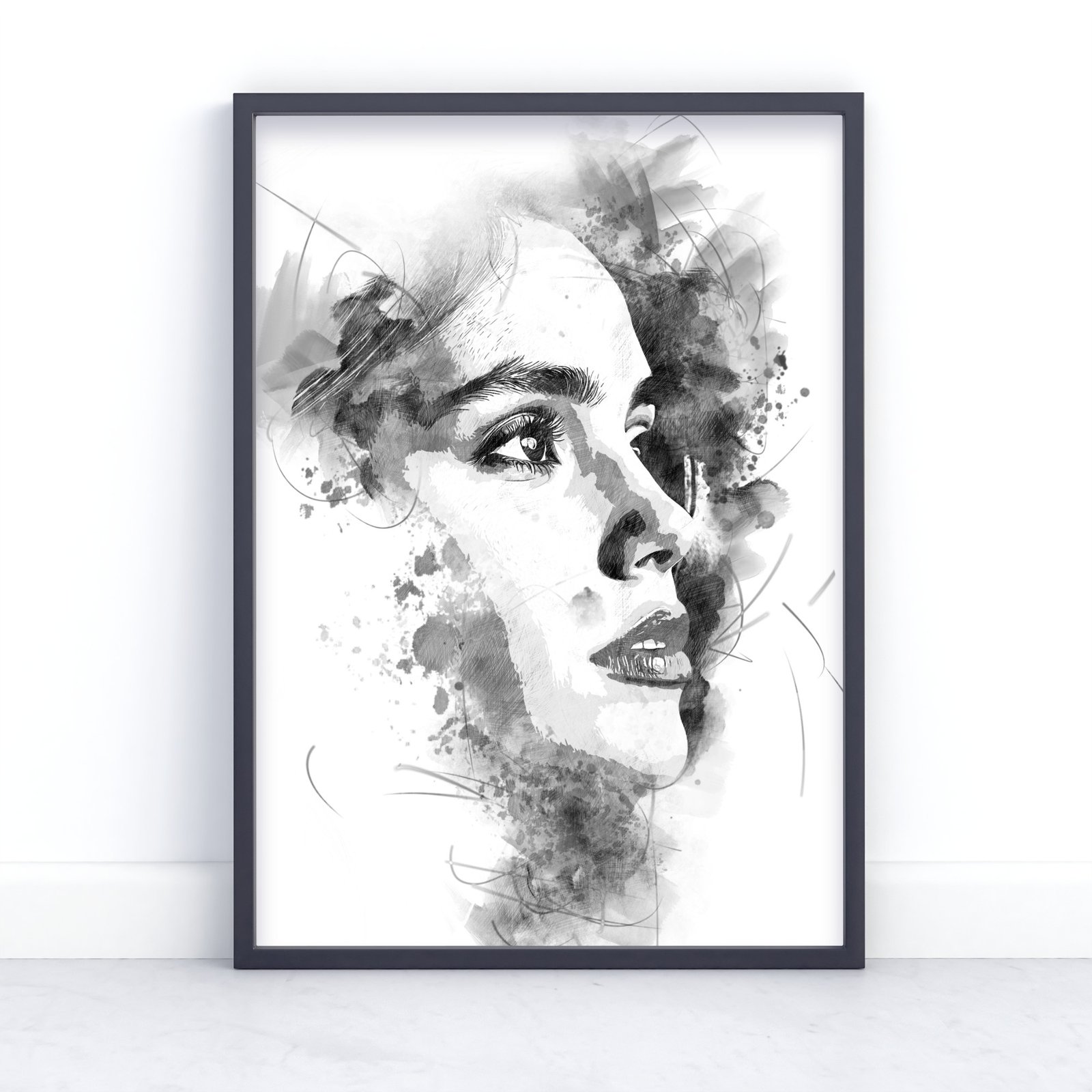 Custom Fine Art Portrait For Loved One 1 Custom fine art portrait for loved one – a heartfelt, custom artwork capturing the essence of your loved one.