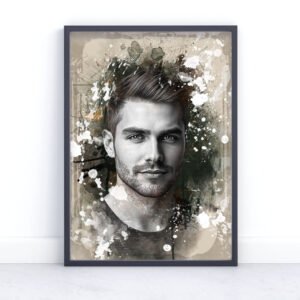 Custom mixed art photo effect gift – a unique and artistic representation of your photo