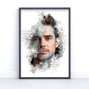 Personalised mixed art photo effect gift – a unique and artistic representation of your photo