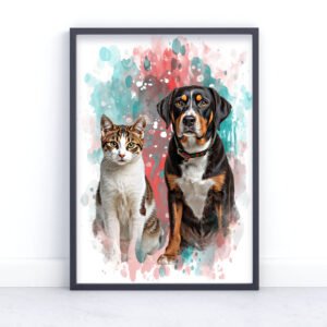 family portrait artwork print
