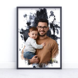family portrait print gift